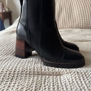 See by Chloe Black Leather Women's Boots